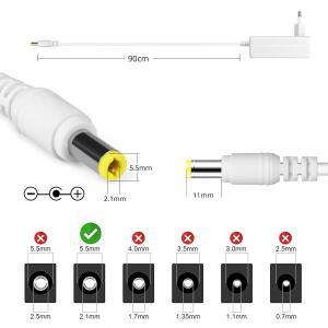 DC 24V 전원 어댑터 2A 3A 화이트/블랙 쉘 AC 110V 220V EU/US 플러그 전력 변환기 어댑터 5.5mmx2.1mm 포