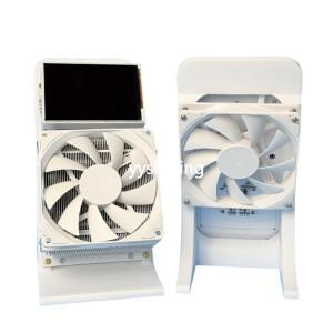6TH/s를 갖춘 업그레이드된 NerdQaxe++ 4개의 BM1370 Asic 칩을 비트코인 채굴기 105W 로터리 오픈 소스