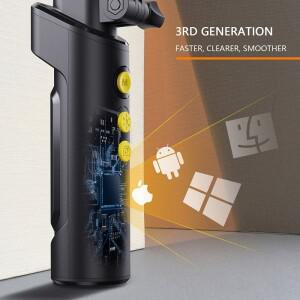 듀얼 렌즈 WIFI 내시경 HD1080P 무선 파이프 검사 카메라 자동차 체크 방수 LED 2600mAh 전화 홀더 포함