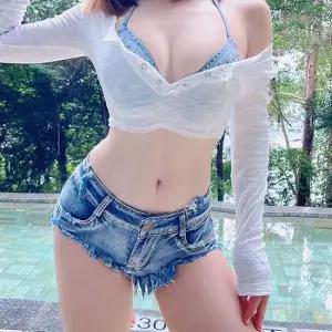 셀럽하우스 코스박스 섹시 비치웨어 핫팬츠 바디프로필 방송 댄스