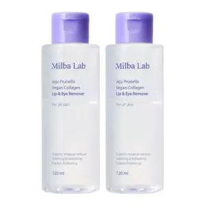 밀바랩 프루넬라 립앤아이 리무버 메이크업 120ml X2 BNS