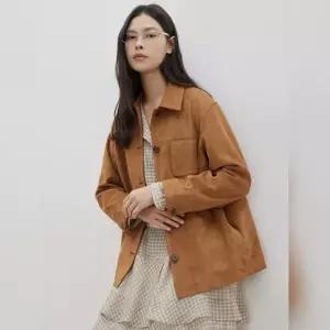 [롯데백화점]씨씨콜렉트 벨티드 인조 스웨이드 자켓_C261PSF513