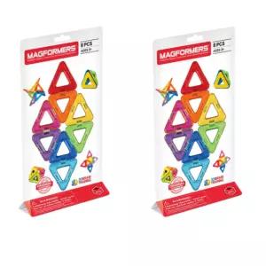맥포머스 자석블럭 삼각형 도형 장난감 교구 8pcs 2개 BNS