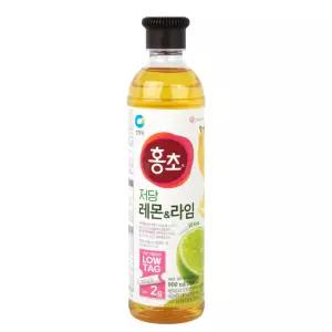 청정원 저당 홍초 레몬라임 900ml 1개