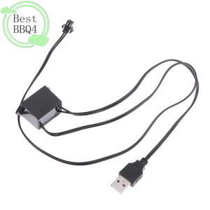 BBQ45V USB 어댑터 드라이버 1-5m El Wire 전기 발광 조명 컨트롤러 인버터