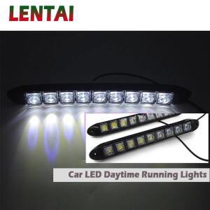 EALEN 1Set 자동차 주간주행등 12V 9 LED DRL 램프 Toyota Avensis Rav4 Audi Q5 A6 Lifan X60 Renault Cap