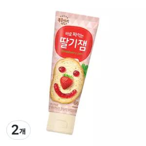 (1+3) 복음자리 바로 짜먹는 딸기잼, 100g, 2개  4Set
