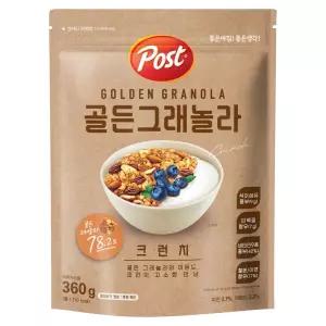 (1+3) 포스트 골든 그래놀라 크런치 시리얼, 360g, 1개 4Set