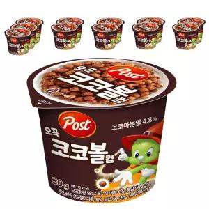 (1+1) 포스트 오곡 코코볼 컵 시리얼, 30g, 12개 2Set