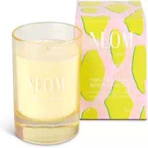 NEOM 완전 블리스 시트로넬라 야외 캔들 1 Wick I 100 천연 수작업으로 마무리한 코 블러셔 로즈 라임 블랙