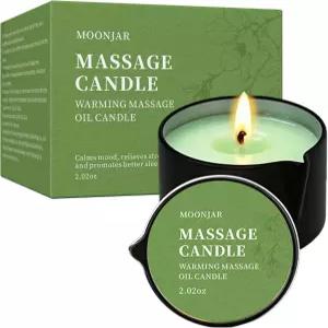 스트레스 해소와 보습을 위한 대두 워밍 마사지 캔들 로맨틱한 선물 SPA 가정용 향 바디 카라멜 위스키 235