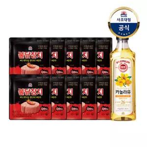 불닭참치 100g x 10개 + 카놀라유 500ml x 1개
