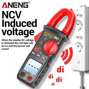 ANENG ST181 클램프 미터 디지털 DC/AC 전압 4000 카운트 전류계 테스터 자동차 암페어 헤르츠 커패시턴스