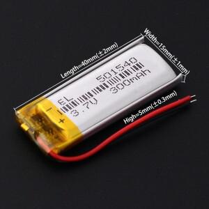 5개/몫 301540 3.7V 충전식 리튬 이온 폴리머 배터리