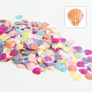 뮤즈 대용량 스팡클 조개 대 100g / 비즈 네일 슬라임 공예재료 파츠장식 만들기재료