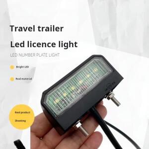 트럭 신호 LED 고휘도 번호판등 E11 인증 RV 트레일러 액세서리 방수 자동차 조명