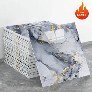대리석 타일 스티커 두꺼운 Jazz 백스플래시 황금 DIY 거실용 베 Marble