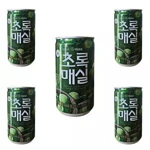 [셀러허브 식품]웅진 초록매실캔 180ml 90개F (50396568)