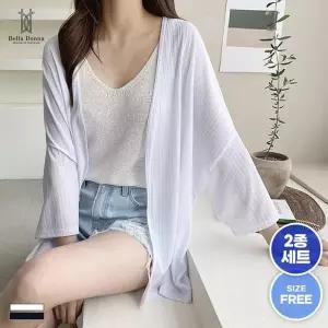[기타][1+1] 국산 여성 살안타템 시스루 썸머 가디건 (50426700)