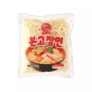 본고장 본고장면 200g 일식당 우동면사리 개별포장 우동면 우동사리 쫄깃한맛 면사리 개별포장 우동사리면