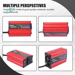A27F 200W 자동차 인버터 충전기 USB 220V 전원 변환기 AC 듀얼 12V