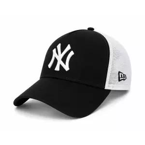 뉴에라 엠엘비 MLB 리그 클린 A프레임 트러커 뉴욕양키스 9FORTY 볼캡 모자 블랙 화이트 11588491
