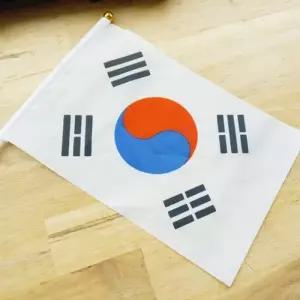 [룽스_66]행사용 미니 태극기 국기 천수기 14X21cm