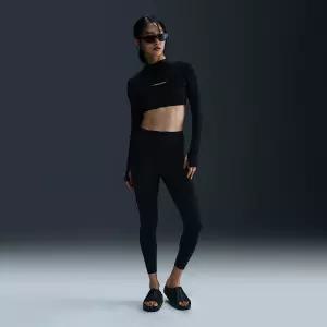 Nike  유니버사 여성 하이웨이스트 78 노 프론트 심 레깅스 HQ6814-010