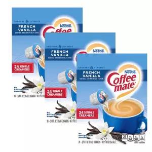 커피메이트 크리머 프렌치 바닐라 K-컵 11ml 72개입 음료 Coffee Mate