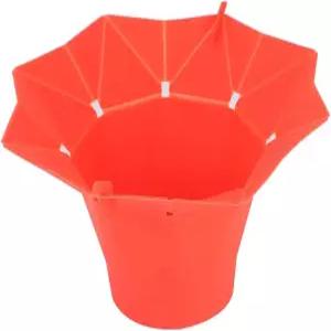 실리콘 팝콘 그릇 전자레인지 안전 접이식 메이커 기계 DIY 포퍼 가정용 주방 영화의 밤 빨간색 11.8인치