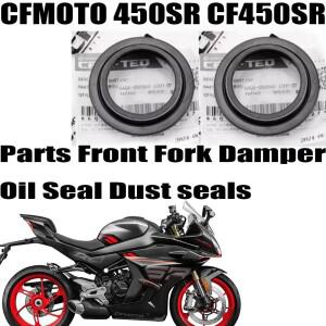 CFMOTO 450SR CF450SR CF400-6 CF MOTO SR450 400-6 오토바이 부품 프론트 포크 댐퍼 오일 씰 더스트 씰