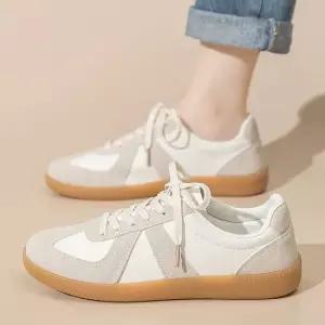 여자 운동화 스웨이드 단화 독일군스타일 스니커즈 2color 캔버스운동화 캔버스화 이쁜신발