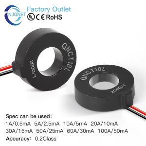 초정밀 전류 변환기 CT 센서 QNCT18L 1000/1 50A/50mA 공장