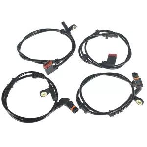 메르세데스벤츠 C230 C250 C280 C350 C63 200820 20454007 204540037용 랩워크 4Pcs ABS 휠 속도 센서 교체