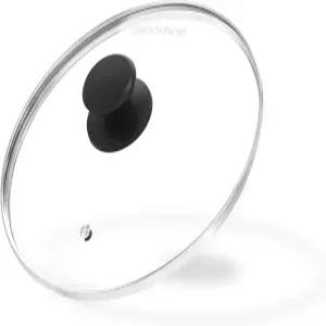 선하우스 10인치 프라이팬 뚜껑 - 주철 더치 오븐 냄비용 강화 유리 내열 노브 식기세척기 안전 및 최대