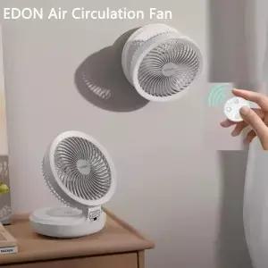 Edon E808/E808Y 무선 공기 순환 팬 충전식 접이식 전기 벽걸이형 주방 사무실 테이블
