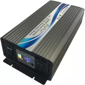 KRXNY 3000W 오프 그리드 퓨어 사인파 파워 인버터 48V DC ~ 110V 120V AC RV 캠핑 트럭 홈 솔라용 LCD