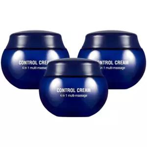 참존 4 in 1 멀티 마사지 콘트롤 크림 200ml 3개 각질제거 피지관리 저자극 단지형