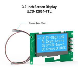 JIKONG 3.2인치 V19 SOC 디스플레이는 JKBMS PB 시리즈 에너지 저장 전용 LCD-12864-TTL 도트 매트릭스 스