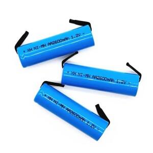 DIY 전기 면도기 칫솔 장난감에 대 한 핀과  AA 충전식 배터리 1.2V 2600mah NiMH