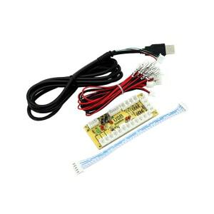 DIY 무지연 아케이드 USB 인코더 PC용 조이스틱 로커 보드 (MAME 2핀 포함 푸시 버튼 제어 모듈)