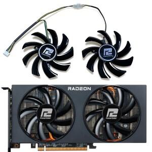 85MM 4PIN POWERCOLOR 6700 6650XT 팬 RX 5700XT5600XT5500XT 비디오 카드 냉각 팬용