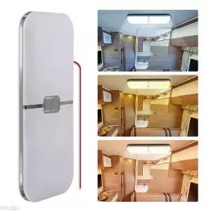 RV 조명 인테리어 3색 캠핑카 204 LED 조도 조절이 가능한 2V 램프 고정 장치 천장 돔
