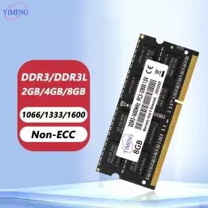 DDR3 4GB 노트북 메모리 램 PC3L 1.35V 8500 10600 12800 1.5V 1333 1600 1866Mhz 204핀 NonECC SOM