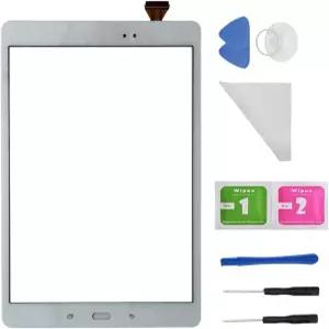 먼저 및 도구가 포함된 삼성 갤럭시 탭 A9.7 SMT550 T551 T555(LCD 제외)용 화이트 터치 스크린 디지저
