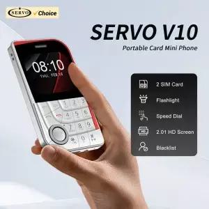 서보 V0 카드 전화 20 디스플레이 2G GSM 듀얼 SIM 대기 MP3/MP4 매직 음성 속도 다이얼 토치 버튼 소형