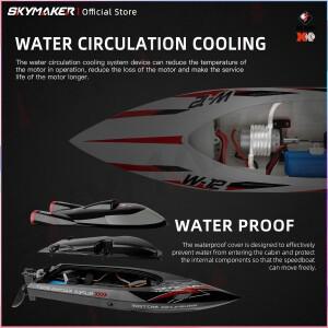 Wltoys WL916 RC 보트 고속 55KM/H 2.4G 무선 조종 저전압 전동 장난감 남자아이