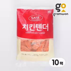 사세 치킨텐더 10kg 1kgX10팩 후라이드 순살치킨 케이준 텐더