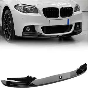 20112016 BMW 4 시리즈 F10 F18 M 스포츠 프론트 범퍼 립 528i 535i 535d 550i 4pcs 글로스 블랙 ABS 에어