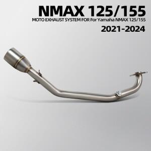야마하 트리시티 125/155 2023-2025 NMAX 오토바이 배기 키트 51MM 매니폴드용 헤더 튜브